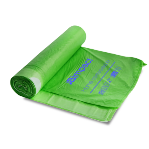 Bolsa de residuos compostable 10u. Rollo 800×1000 mm – 25 mic